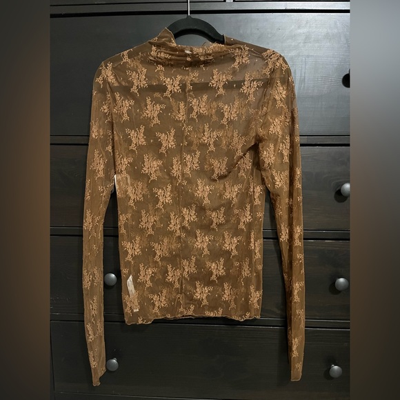 Free People Lady Lux Layering Top - Brown - Picture 4 of 5